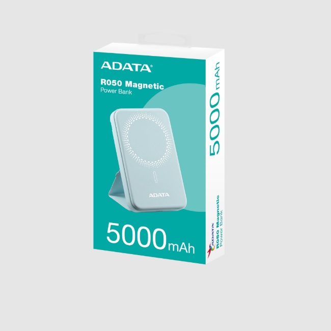 BATERIA DE RESPALDO ADATA POWER BANK MAGNTICO R050 5000 MAH USB -C CARGA INALMBRICA COLOR AZUL PR050-11LB PR050-11LB - Código: PR050-11LB | Compra en Guadalajara