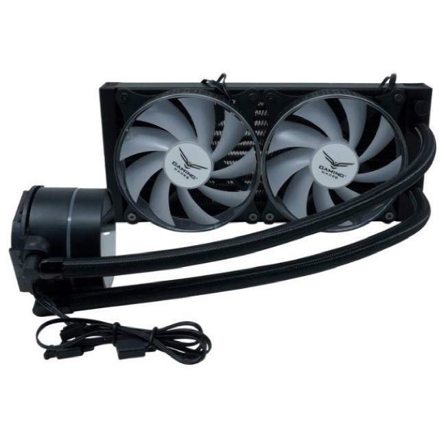 VENTILADOR P/CPU NACEB NA-0630 EVEREST ARGB 240MM 2 FAN ENFRIAMIENTO LIQUIDO - NACEB TECHNOLOGY