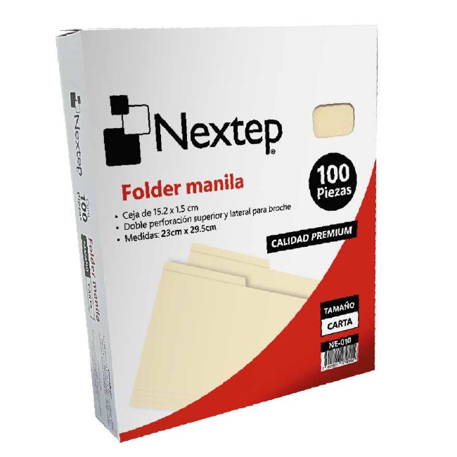 Nxne 010 Folder Economico Nextep Carta Manila NE-010 - NEXTEP