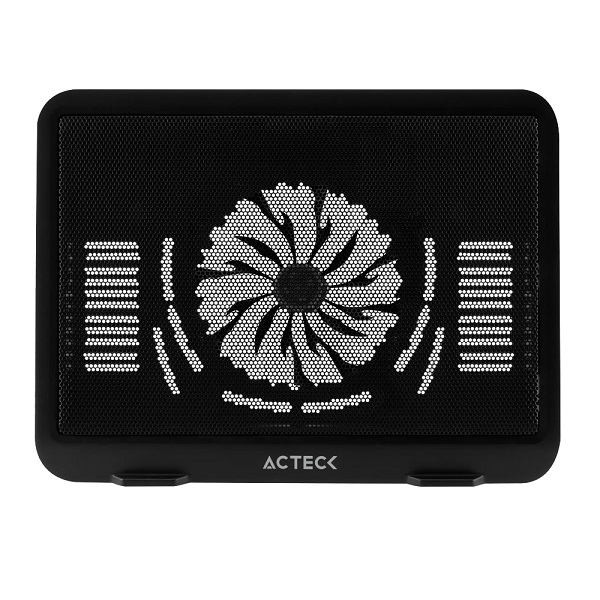 BASE ENFRIADORA ACTECK ENTRY 700 NEGRO P/NOTEBOOK 15 1VENT 200MM  AC-929080 - AC-929080