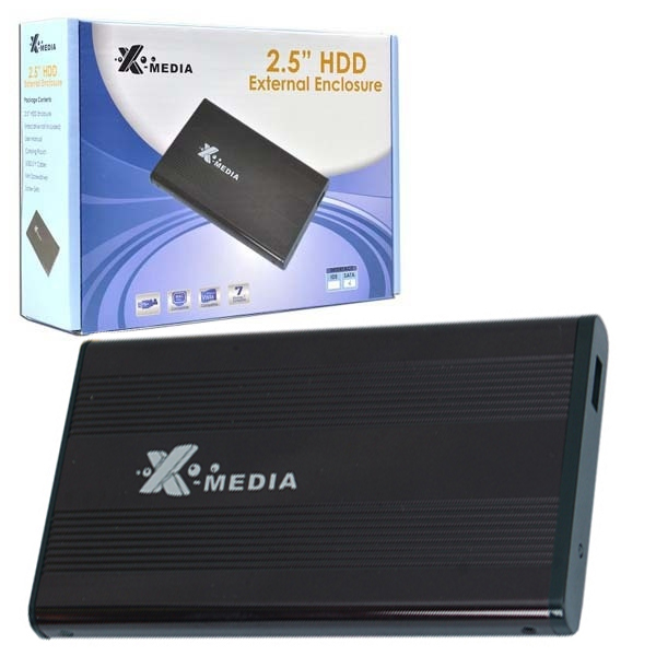 KIT P/CREAR HD 2.5 EXTERNO USB 2.0 A IDE UPC 850390003019 - X-MEDIA