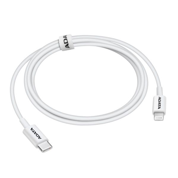 CABLE ADATA USB-C A LIGHTNING 1M BLANCO AMFICPL-1M-CWH  AMF1CPL-1M-CWH - ADATA