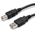 Cable Usb Brobotix 102327  Cable Usb A A B V20 Para Impresora Universal Negro 18 M 102327 Brobotix  102327  102327 - BROBOTIX
