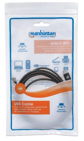 CABLE USB C 1 METRO 10GBPS  GENERACION 2 5A MACHO-MACHO NEGRO - Código: 355223 | Compra en Guadalajara