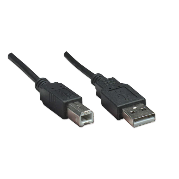 374507 CABLE MANHATTAN USB V2.0 A-B 50CM NEGRO UPC 766623374507
