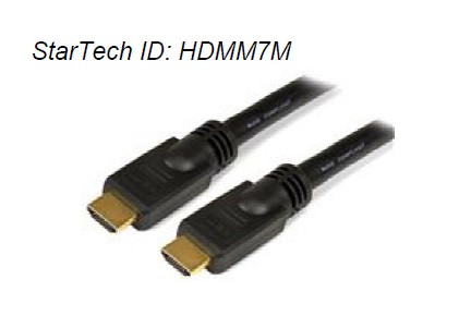 HDMM7M CABLE HDMI DE ALTA VELOCIDAD  7M 2X HDMI MACHO NEGRO 