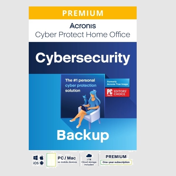ESD ACRONIS CYBER PROTECT HOME OFFICE PREMIUM 1 EQUIPO 1TB -1 AÑO UPC  - TMAR-008