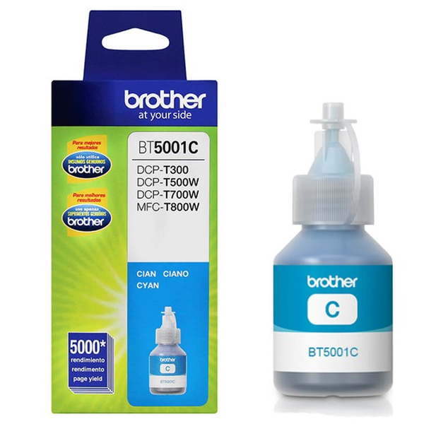 Tner Brother Bt5001C  Botella De Tinta Brother Bt5001C Cyan  BT5001C  BT5001C - BT5001C