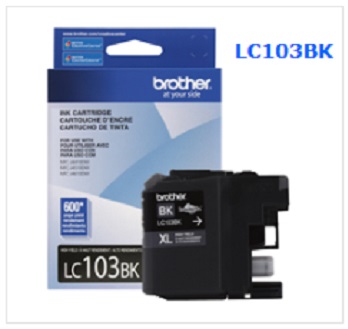 Tinta Brother LC103BK Rendimiento 600 Páginas Color Negro LC103BK - LC103BK