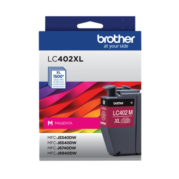 TINTA BROTHER LC402XLM MAGENTA MFC-J5340DW / MFC-J6540DW / MFC-J6940DW 1500 PAG  LC402XLM - LC402XLM