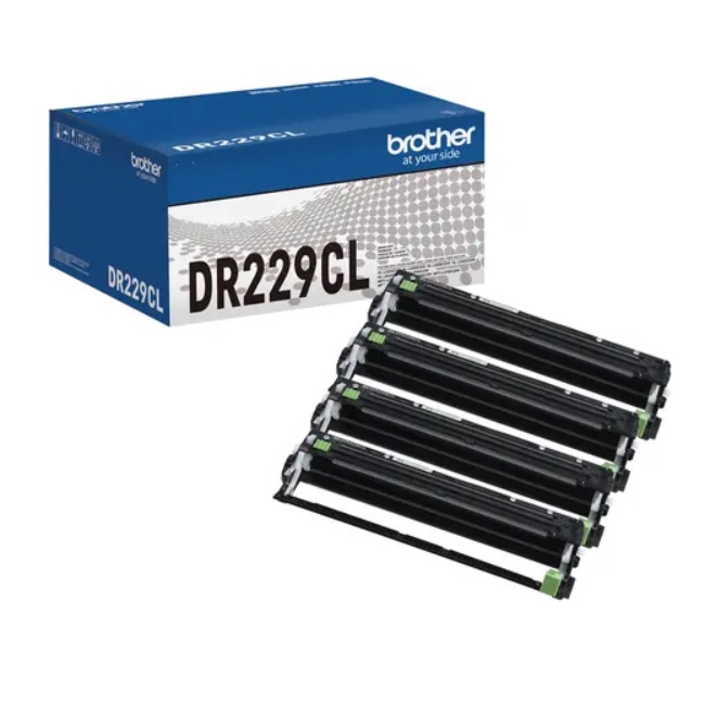 Támbor Brother DR229CL kit negro y color 4 piezas DCPL3560CDW / MFCL3780CDW 20 000 PAG  DR229CL - BROTHER