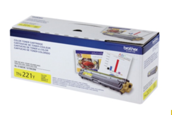 TONER BROTHER TN221Y AMARILLO DCP-9020/HL-3140/HL-3150 1 400 PAG  TN221Y - TN221Y