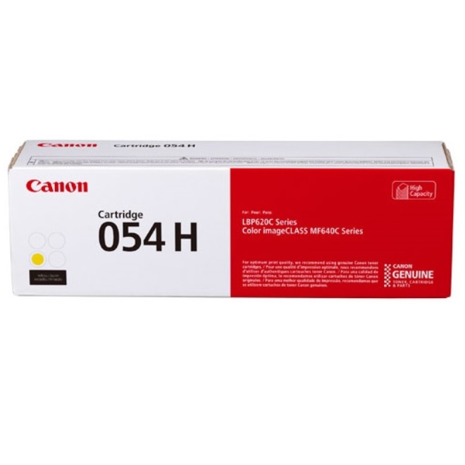 TONER CANON 054 H 3025C001AA AMARILLO IMAGECLASS LBP622Cdw / MF644Cdw 2300 PAG  3025C001AA - CANON