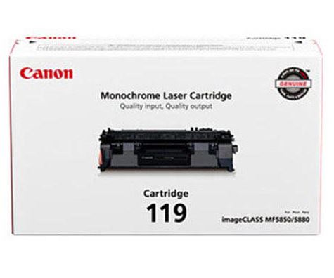 CARTUCHO CANON 119 NEGRO 2100 PAGINAS PARA 3479B001AA 3479B001AA - Canon