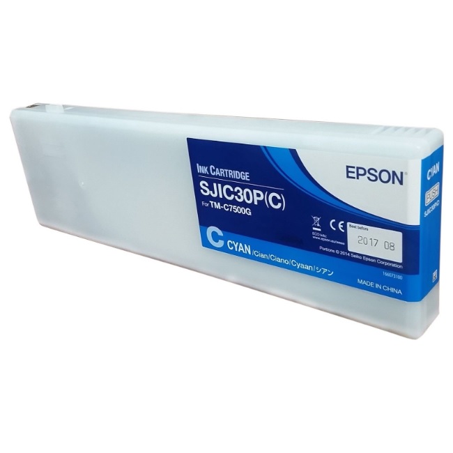 Tinta Epson C33S020636 cian para Colorworks C7500 /C7500G / C7500GE  C33S020636 - C33S020636