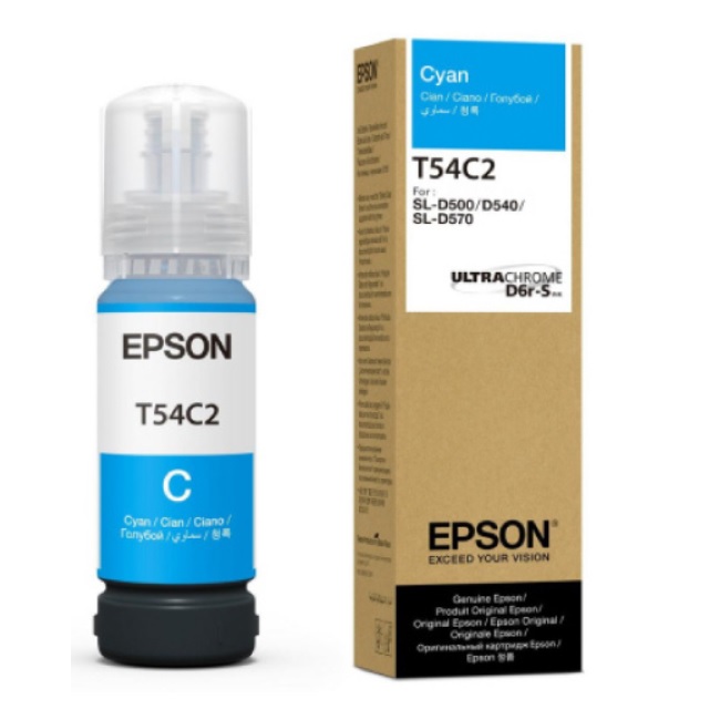 Botella de Tinta Cian para SureLab D570 - 70 ML T54C220 - EPSON