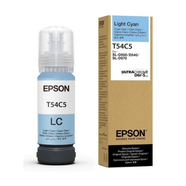 Botella de Tinta Epson T54C520 cian light para SureLab D570 70 ML  T54C520 - EPSON