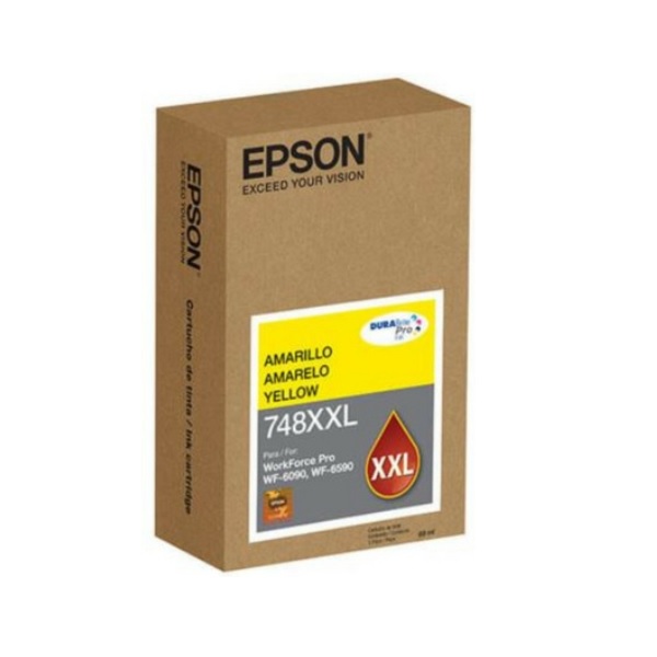 Tinta Epson T748XXL Capacidad Extra Alta WF-6090/WF-6590 Color Amarillo T748XXL420-AL - EPSON