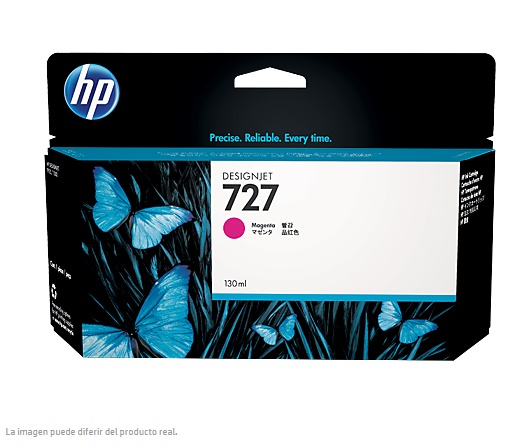 B3P20A TINTA HP LF MAGENTA DESIGNJET 727 130ML B3P20A