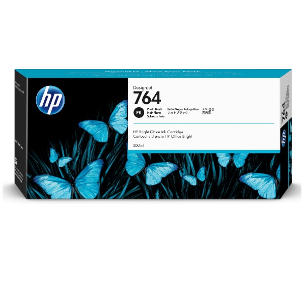 C1Q17A TINTA HP LF 764 DESIGNJET NEGRO FOTOGRAFICO 300ML C1Q17A