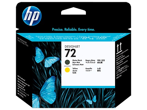 Cabezal HP LF de Impresión 72 Color Negro Mate-Amarillo C9384A - C9384A