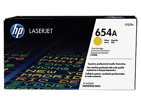 CF332A TONER ORIGINAL HP LASERJET 654A AMARILLO CF332A