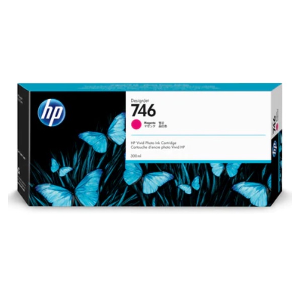 P2V78A TINTA HP LF 746 P2V78A MAGENTA DESIGNJET Z6/Z9 300 ML n  P2V78A