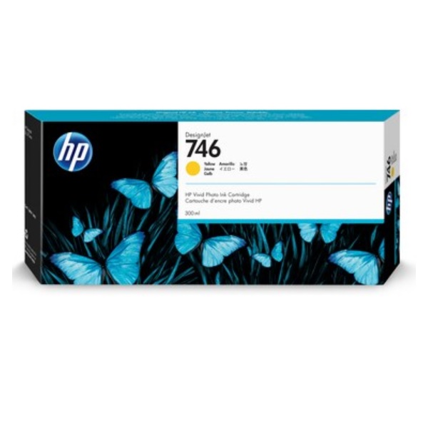 HP 746 AMARILLO 300ML TINTA  AMPLIO FORMATO P2V79A - Hp