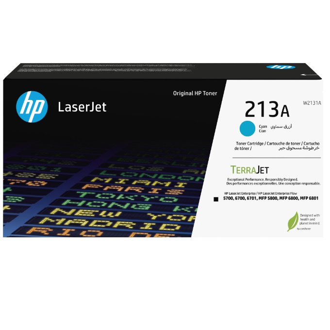 W2131A HP 213A CYN ORIGINAL LASERJET TONER CRTG W2131A