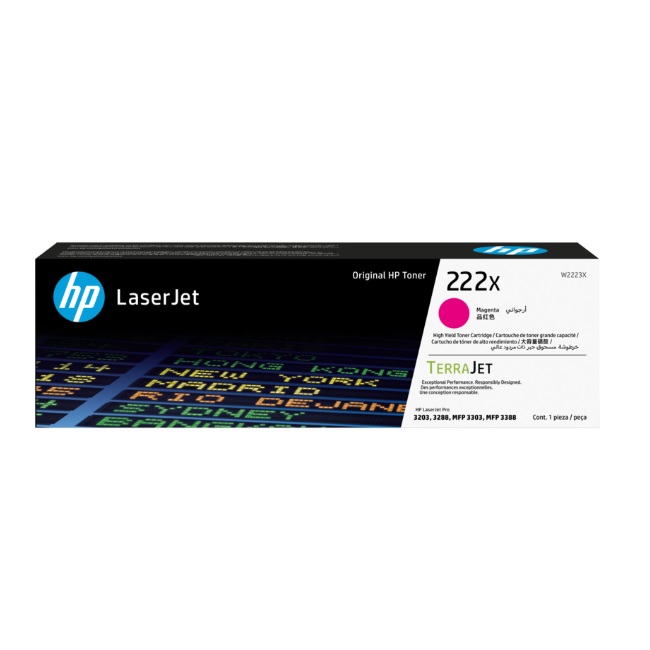 W2223X ENCP HP LASERJET 222X ALTO  RENDIMIENTO MAGENTA