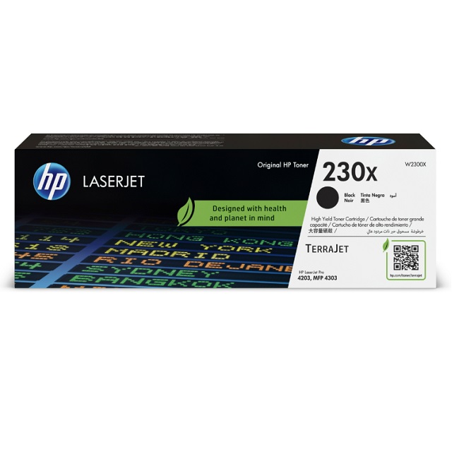 W2300X Tóner HP 230X W2300X Negro LaserJet PRO 4203 / MFP 4303 7 500 PAG  W2300X