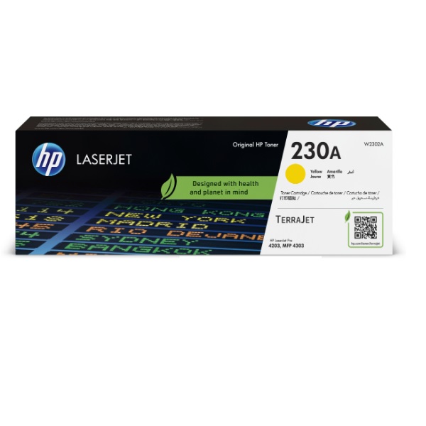 W2302A HP 230A YELLOW ORIGINAL LASERJE W2302A