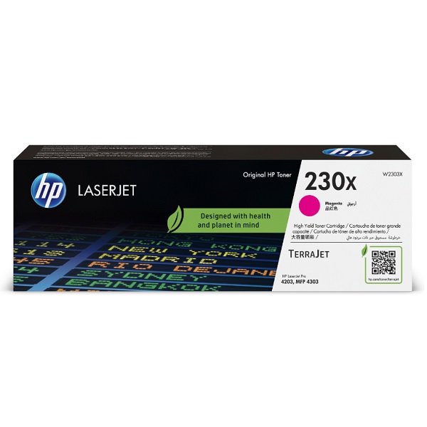 Toner HP 230X W2303X Magenta LASERJET PRO 4203 / MFP 4303 5 500 Paginas   W2303X - W2303X