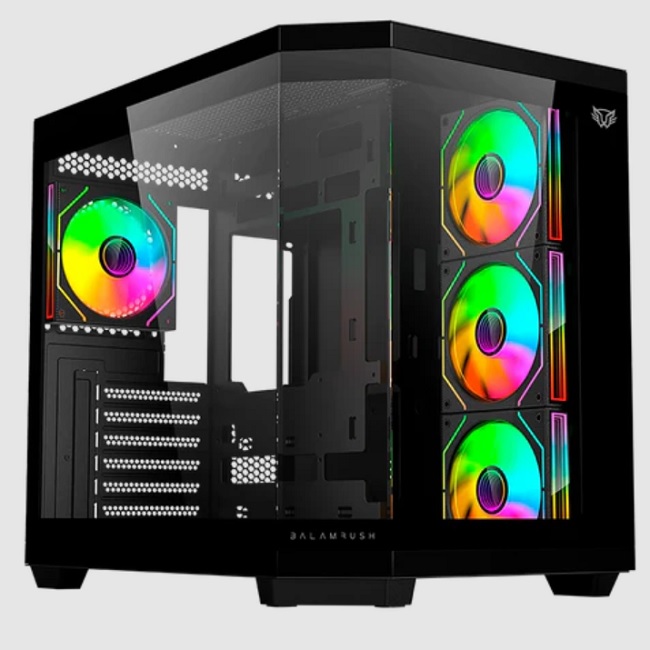 GABINETE BALAM RUSH BR-938679 TANK MASTER 9600TBATX1USB 301USB 20CRISTAL TEMP4 FANNEGRO - BALAM RUSH