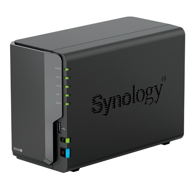 Servidor Synology NAS de 2 Bahías / Servicio Nube Gratis P2P / Administracion Remota y Respaldo Programado  DS224PLUS - SYNOLOGY