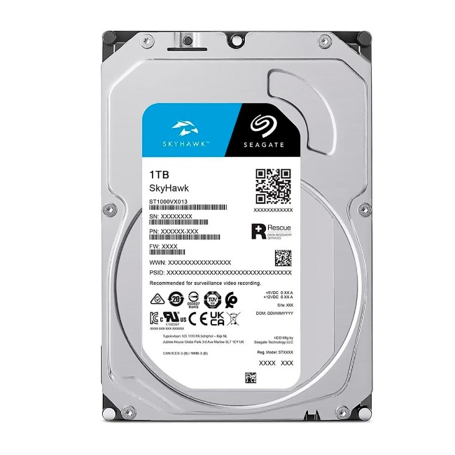 HD 1TB Seagate SKYHAWK para videovigilancia 35 SATA III 256Mb ST1000VX013  ST1000VX013 - Seagate