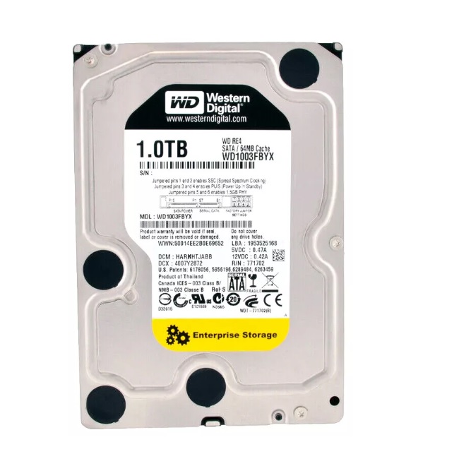 HDD SATA 6GB / S 7.2K RPM LFF - DISC PROD SPCL SOURCING VER NOTAS WD1003FBYZ - Wd - Western Digital