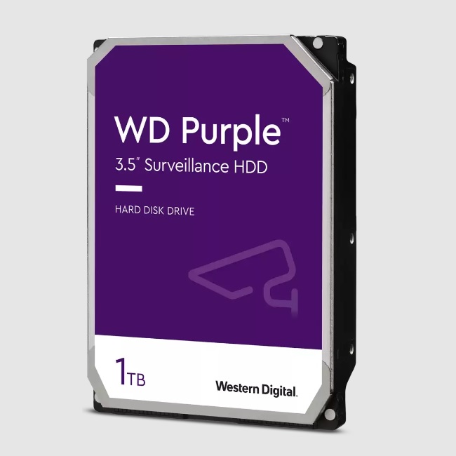 Disco Duro Purple de 1 TB / 5400 RPM / Optimizado para Soluciones de Videovigilancia / Uso 24-7 WD11PURZ - Código: WD11PURZ | Compra en Guadalajara