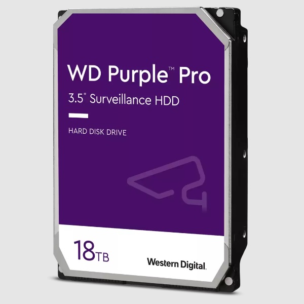 Disco Duro Interno Pc New Western Digital Purple Surveillance 18Tb Sata 35P Wd181Purp - WD181PURP