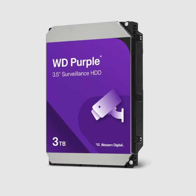 Disco Duro PURPLE de 3TB / 3 AÑOS DE GARANTÍA / Para Videovigilancia WD33PURZ - Wd - Western Digital