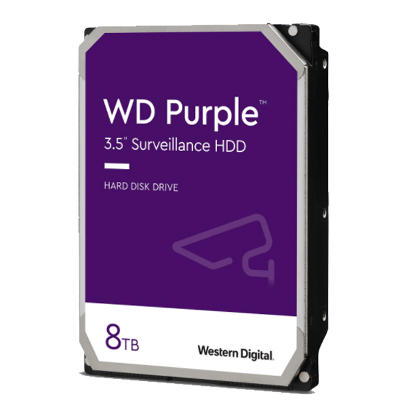 Disco Duro Dd 8Tb Sata Wd Purple Wd84Purz 247 Optimizado Para Videovigilancia Sata Iii 6GbS Compatible Con Dvr Y Nvr De Cualquier Marca - WD84PURZ