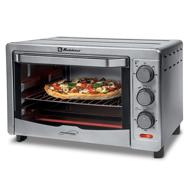 Horno eléctrico de convección Koblenz HKM-1500 C capacidad 24L 9 rebanadas pan 3 programas cocción termostato 100-250 grados 1500W  00-3112-00-0 - Código: 00-3112-00-0 | Compra en Guadalajara