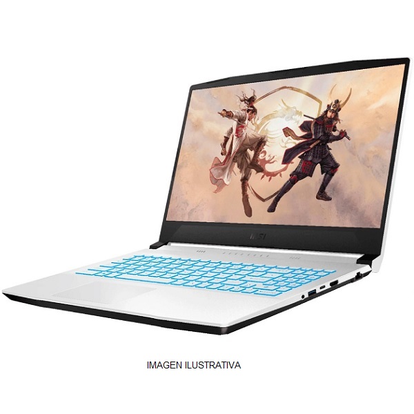 Laptop MSI SWORD15121400-W  I7-12650H RTX 4050 6GB 16GB SSD 512GB 15 FHD 144Hz Win11 blanco UPC  - SWORD15121400-W