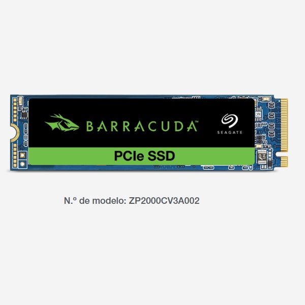 SSD M.2 2280 NVME/PCIE 2TB Seagate Barracuda 3600Mb/s ZP2000CV3A002 UPC  - ZP2000CV3A002