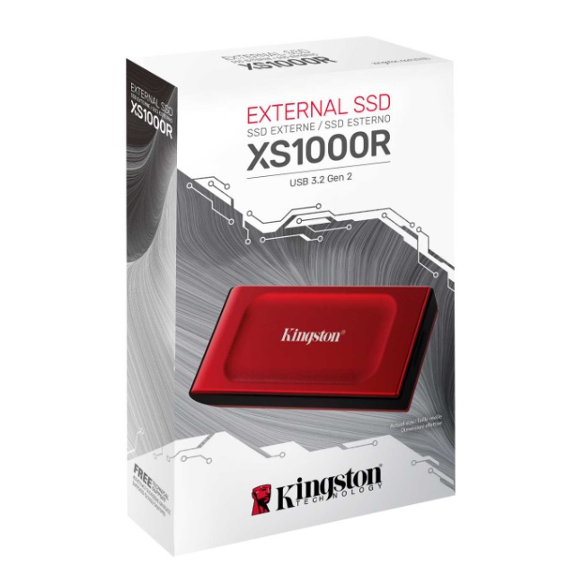 SSD Kingston Technology SXS1000R UNIDAD DE ESTADO SOLIDO EXTERNO KINGSTON SXS1000R ROJO 1TB USB-C 3.2 GEN 2 R.1050MB/S W.1000MB/S - Código: SXS1000R/1000G  | Compra en Guadalajara