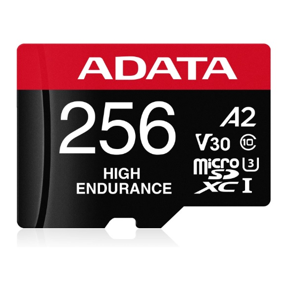 Memoria ADATA 256GB MicroSD XC HC UHS-I U3 V30S U3 A2 Clase 10 Roja AUSDX256GUI3V30SHA2R UPC 842243019322 - AUSDX256GUI3V30SHA2R
