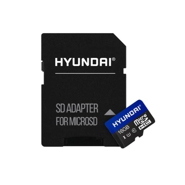 Hyundai  Tarjeta De Memoria Flash Adaptador Microsdhc A Sd Incluido  16 Gb  UhsI U1  Class10  Microsdhc UhsI - HYUNDAI