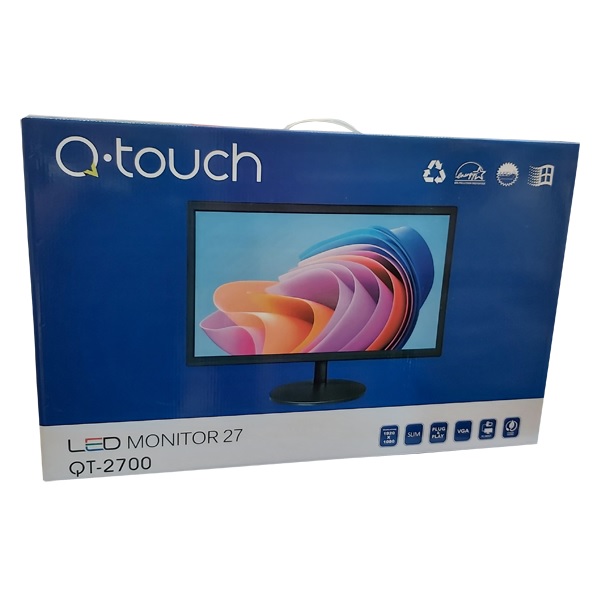 MONITOR Q-TOUCH QT-2700 27 1920*1080 VGA/HDMI UPC  - QT-2700