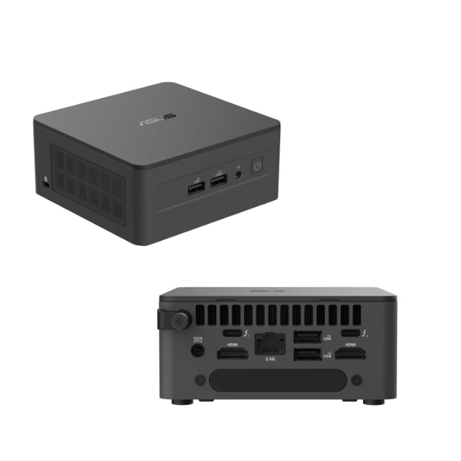 Mini PC Barebone Intel Asus NUC 13 Pro Core i3-1315U sin RAM SSD 2xDDR4 64GB SODIMM 3200MHz M2 2280 G4 HDMI DP TB Wi-Fi 6E RNUC13ANHI300001I - INTEL