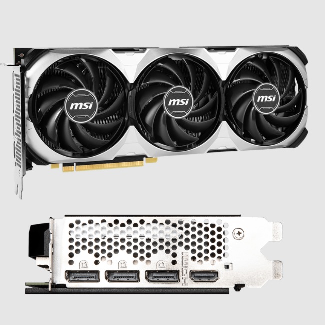 Tarjeta de video MSI 12GB GeForce RTX 4070 Ventus 3xfan GDDR6 1xHDMI 3xDP  RTX 4070 VENTUS 3X E1 12G OC - Código: RTX 4070 VENTUS 3X E1 12G OC | Compra en Guadalajara